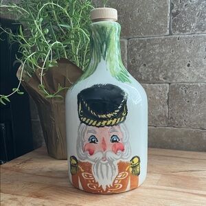 Frantoio Muraglia  Nutcracker Ceramic Olive Oil Bottle
